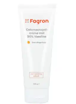De Online Drogist Fagron cetomacrogolcrème met 50% vaseline aanbieding