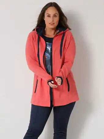 Klingel Sweatvest met capuchon janet & joyce koraal/marine aanbieding