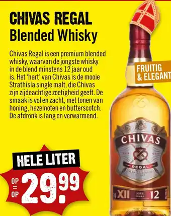 Dirck 3 CHIVAS REGAL Blended Whisky aanbieding