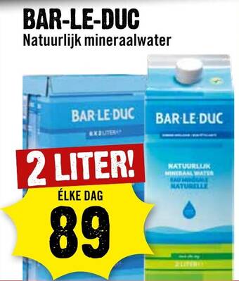 Dirck 3 BAR-LE-DUC Natuurlijk mineraalwater aanbieding