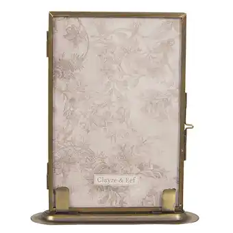 fonQ Clayre & eef fotolijst 10x15 cm zilverkleurig ijzer rechthoek aanbieding
