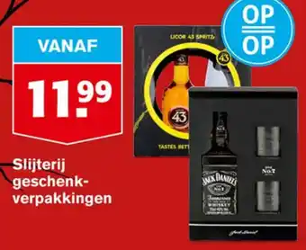 Hoogvliet Slijterij geschenkverpakkingen aanbieding