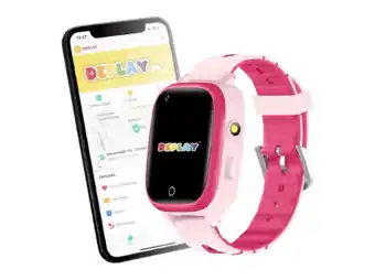 MediaMarkt Deplay 4g kidswatch - roze aanbieding
