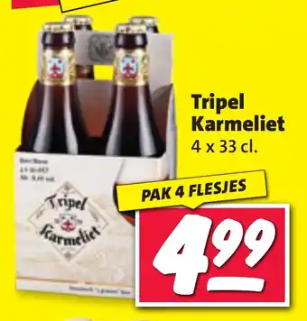 Nettorama Tripel Karmeliet 4 x 33 cl. aanbieding