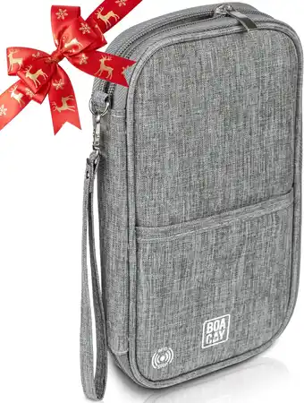 Amazon Organisator voor reisdocumenten, familie paspoort houder, portemonnee voor vrouwen en mannen, draagbare etui voor kaarten, in aanbieding