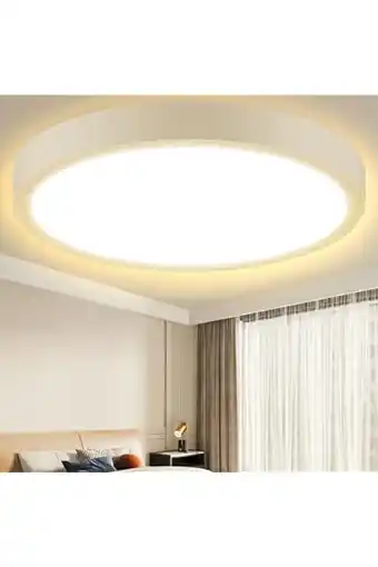 Amazon Aigostar led plafondlamp，24w gelijk aan 152w gloeilamp， slaapkamerlamp，2500 lm，warm wit 3000， voor slaapkamer， woonkamer， kin aanbieding