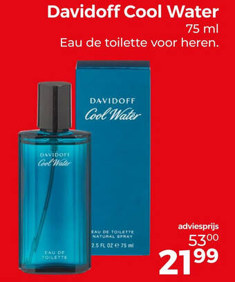 Trekpleister Davidoff cool water aanbieding