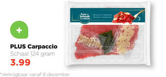 PLUS Plus carpaccio aanbieding