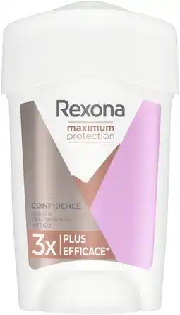 Amazon Rexona women maximum protection confidence anti-transpirant stick, voor maximale bescherming tegen zweet - 45 ml aanbieding