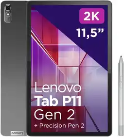 Amazon Lenovo tab p11 (2nd) (zabf0394se) | 11.5 inch (2000x1200 px, touch) | tablet-pc (octa-core, 4gb ram, 128gb, wlan, android 12) aanbieding