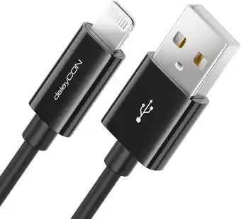 Amazon Deleycon 0,5m lightning 8-pins usb oplaadkabel datakabel mfi gecertificeerd voor apple iphone 14 pro max 14 pro 14 plus 14 se aanbieding