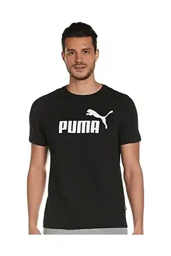 Amazon Puma ess heather tee t-shirt voor heren aanbieding