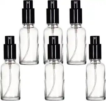 Amazon Yizhao transparant glass spray bottle 30ml, met kleine fijne nevelspray, metalen dop, navulbaar voor essentiële olie, reizen, aanbieding