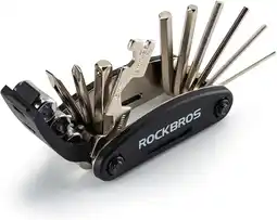 Amazon Rockbros multifunctioneel gereedschap 16 in 1 vouwgereedschap voor reparatiefietsen zwart aanbieding