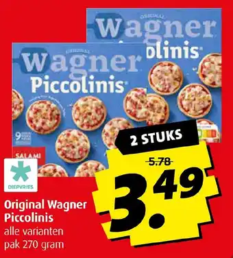 Boni Original Wagner Piccolinis 270g aanbieding