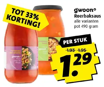 Boni gwoon Roerbaksaus aanbieding