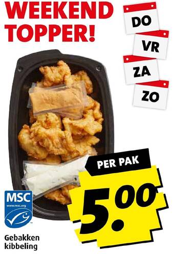 Boni Gebakken kibbeling aanbieding