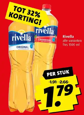 Boni Rivella alle varianten fles 1500 ml aanbieding