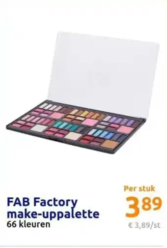 Action FAB Factory make-uppalette aanbieding