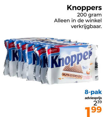 Trekpleister Knoppers aanbieding