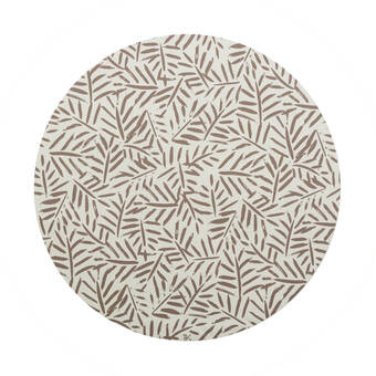 Babypark Toddlekind ocean leaves vloerkleed tan aanbieding