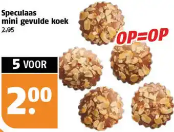 Poiesz Speculaas mini gevulde koek aanbieding