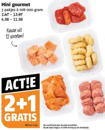 Poiesz Mini gourmet aanbieding