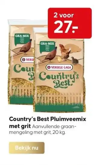 Boerenbond Country's best pluimveemix met grit aanbieding