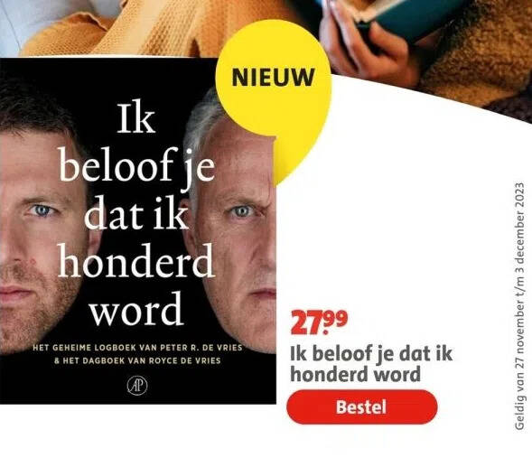 Ik beloof je dat ik honderd word aanbieding bij Bruna