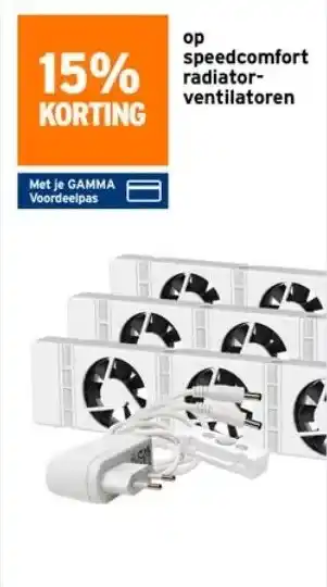 GAMMA speedcomfort radiator-ventilatoren aanbieding