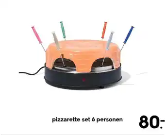 HEMA Pizzarette set 6 personen aanbieding