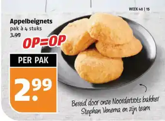 Poiesz Appelbeignets pak à 4 stuks aanbieding