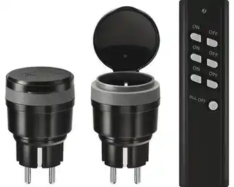 Hornbach Klikaanklikuit® schakelaarset voor buiten agc2-3500r aanbieding