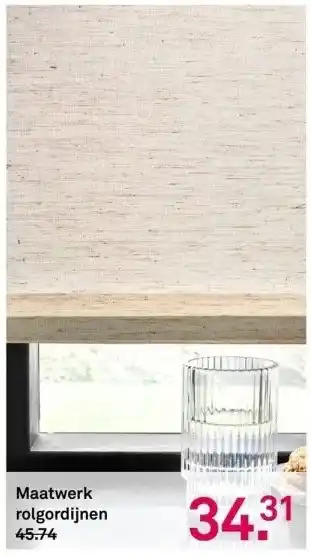 Karwei Maatwerk rolgordijnen aanbieding