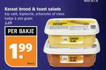 Poiesz Karaat brood & toast salade aanbieding