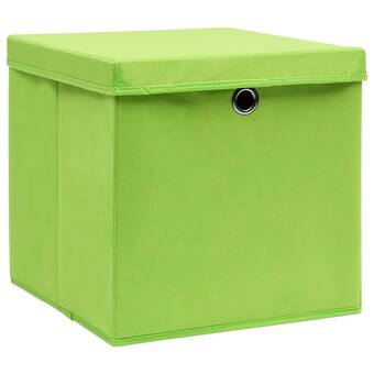 fonQ Vidaxl opbergbox groen met deksels aanbieding