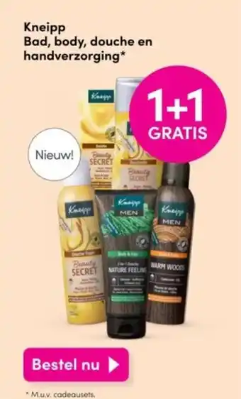 DA Kneipp bad, body, douche en handverzorging aanbieding