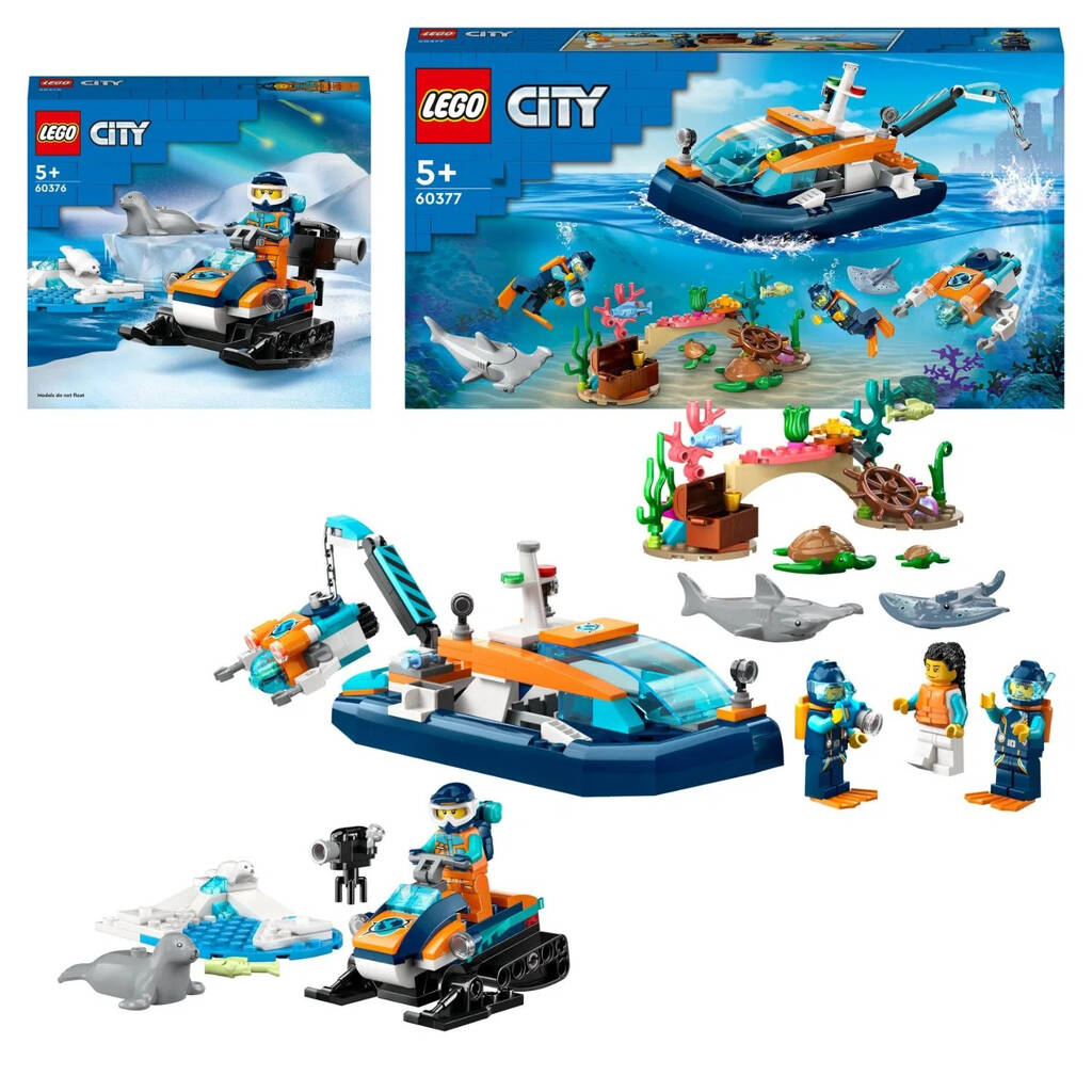 Lego city value pack 66768 (60376+60377) aanbieding bij Marskramer