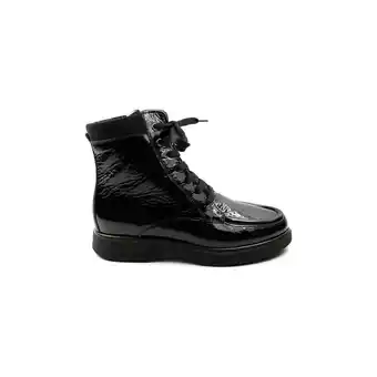 Spartoo Low boots dl sport dames hoge veterschoen 5905 zwart aanbieding