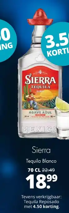 Mitra Sierra tequila blanco aanbieding