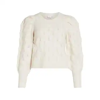 Spartoo Trui vila knit elania l/s - super light natural melange aanbieding