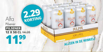 Mitra Alfa pilsener aanbieding