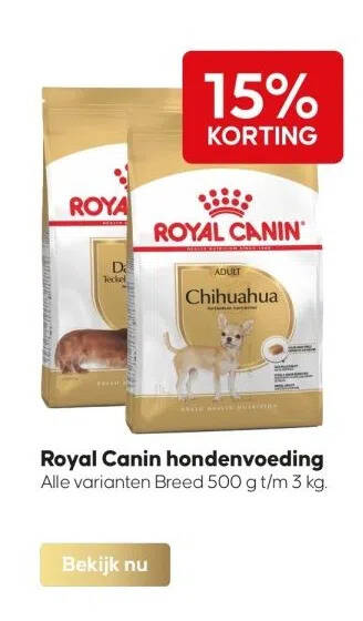 Pets Place Royal canin hondenvoeding aanbieding