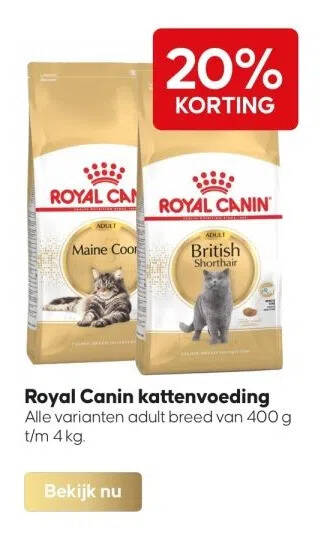 Pets Place Royal canin kattenvoeding aanbieding