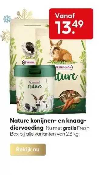 Pets Place Nature konijnen- en knaagdiervoeding aanbieding