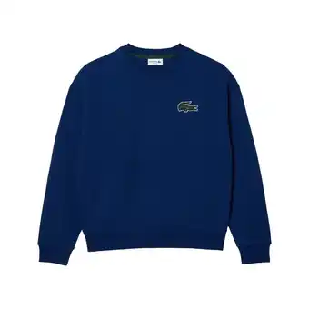 Spartoo T-shirt lacoste unisex loose fit sweatshirt - blue marine aanbieding