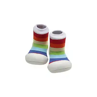 Spartoo Babyslofjes attipas rainbow - white aanbieding