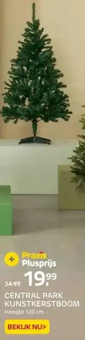 Praxis Central park kunstkerstboom aanbieding