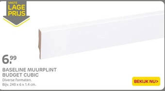 Praxis Baseline muurplint aanbieding