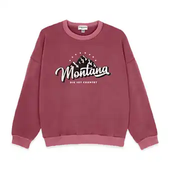 Spartoo Sweater french disorder sweatshirt fille max washed montana aanbieding